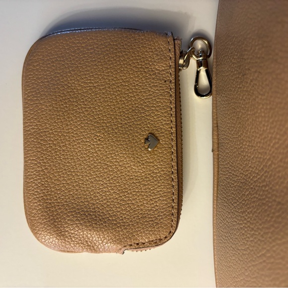 Kate Spade of New York Tan Crossbody with Striped Strap and Small Coin Purse - Picture 8 of 10